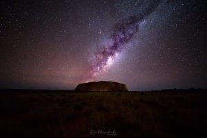Celestial Outback Uluru Milky Way